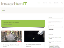 Tablet Screenshot of inceptionitech.com